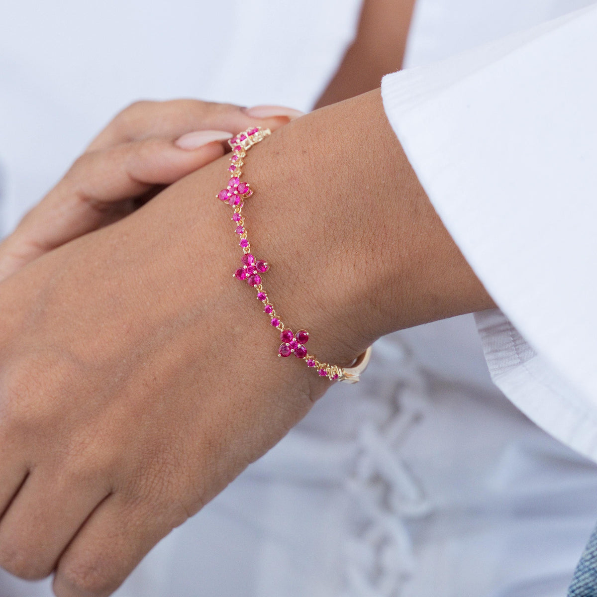 Adjustable Bolo Tennis Bracelet — photo 5
