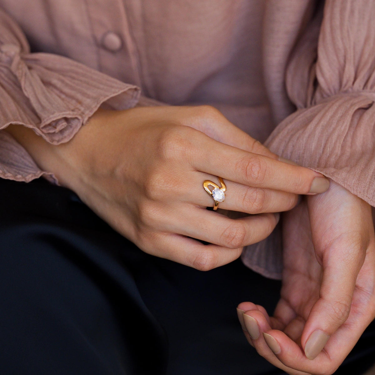 Oval Birthstone Ring — photo 3