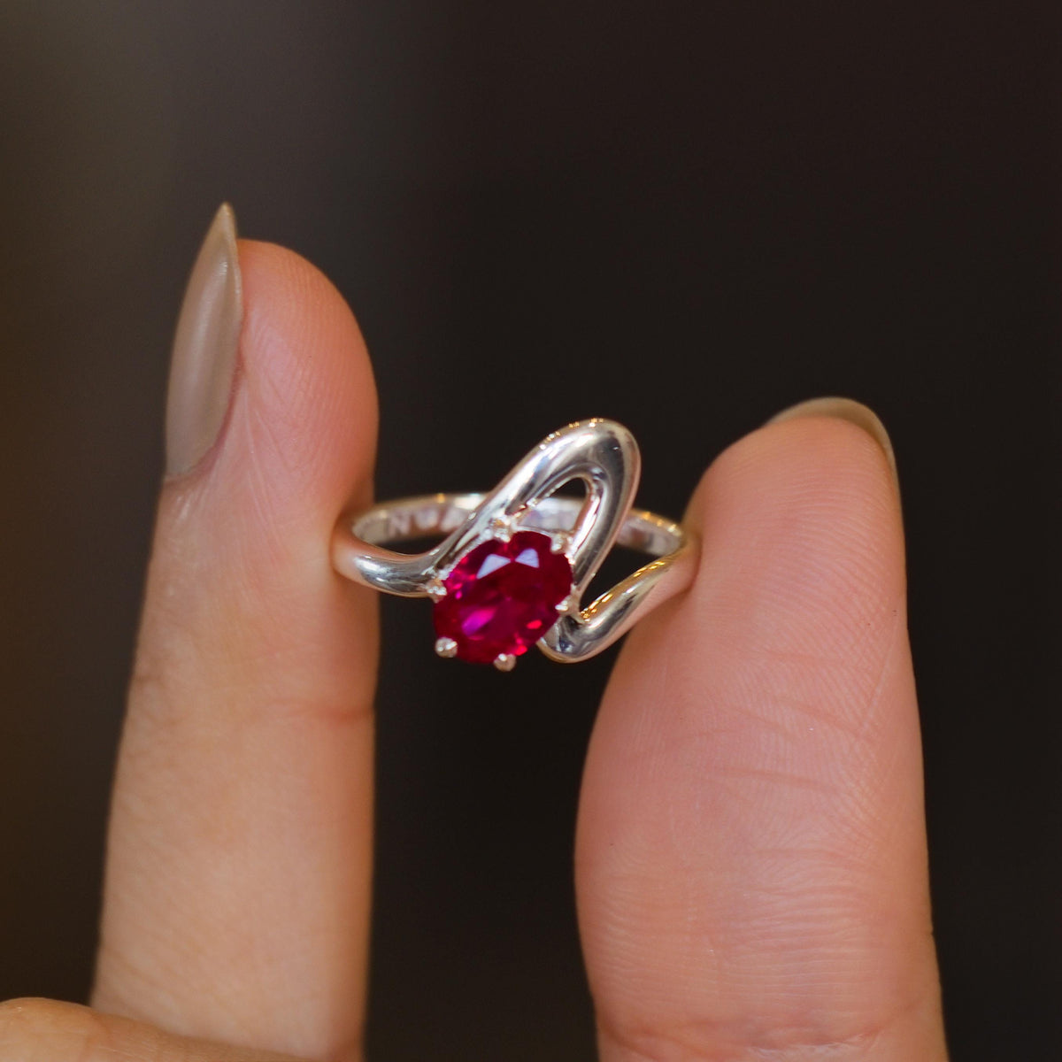 Oval Birthstone Ring — photo 4