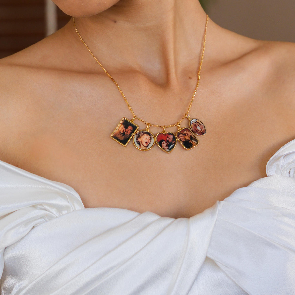 Rectangle Photo Frame Necklace — photo 9