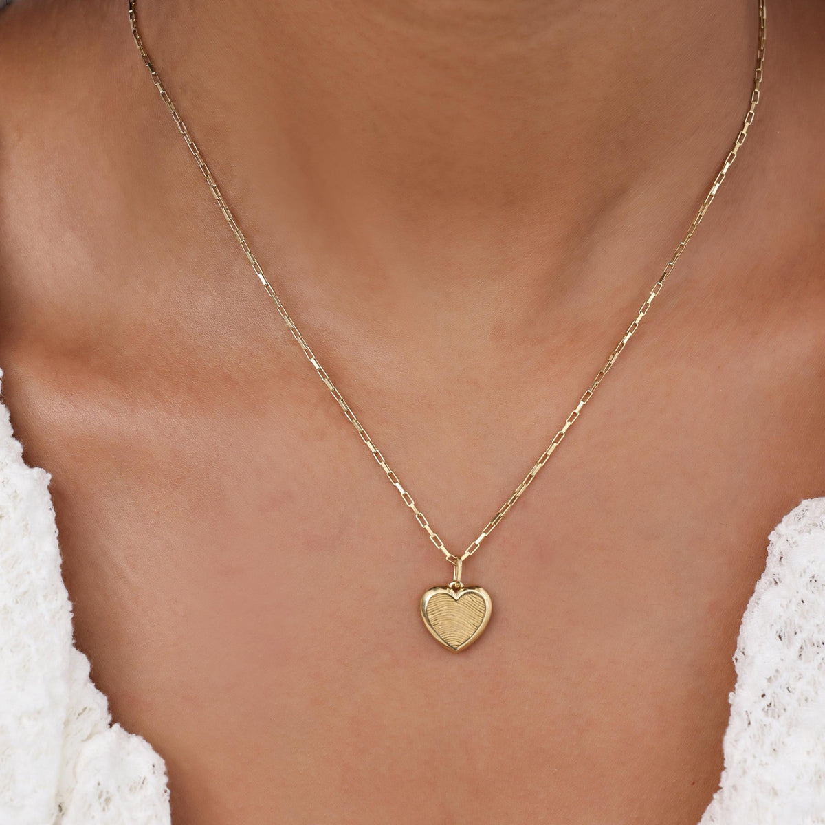 Fingerprint Heart Necklace — photo 4