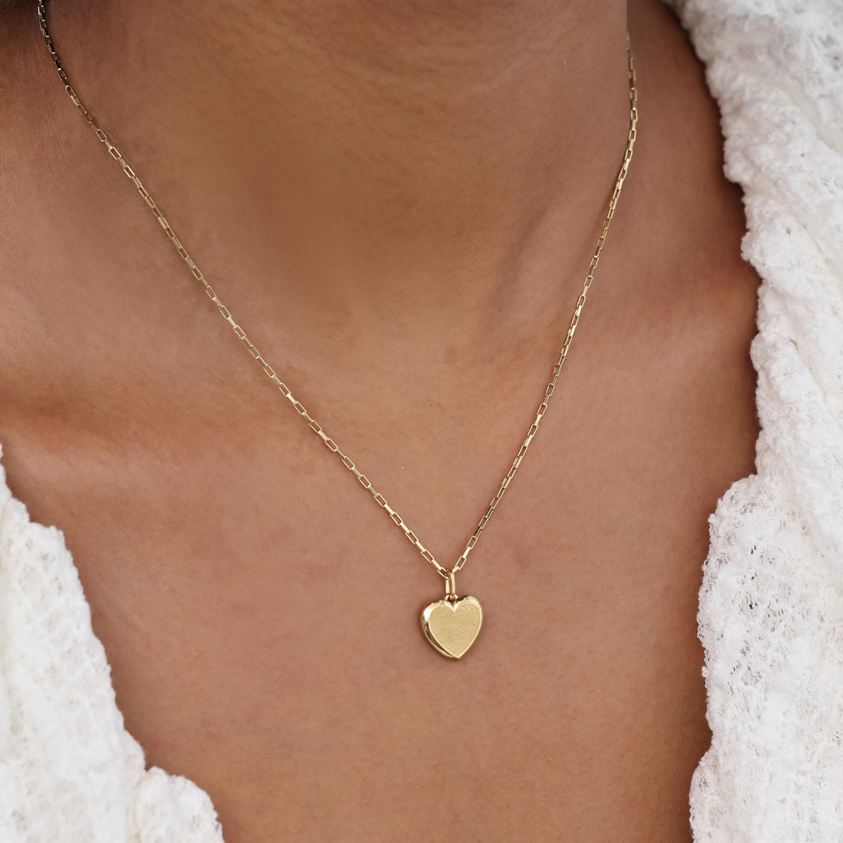 Fingerprint Heart Necklace — photo 6