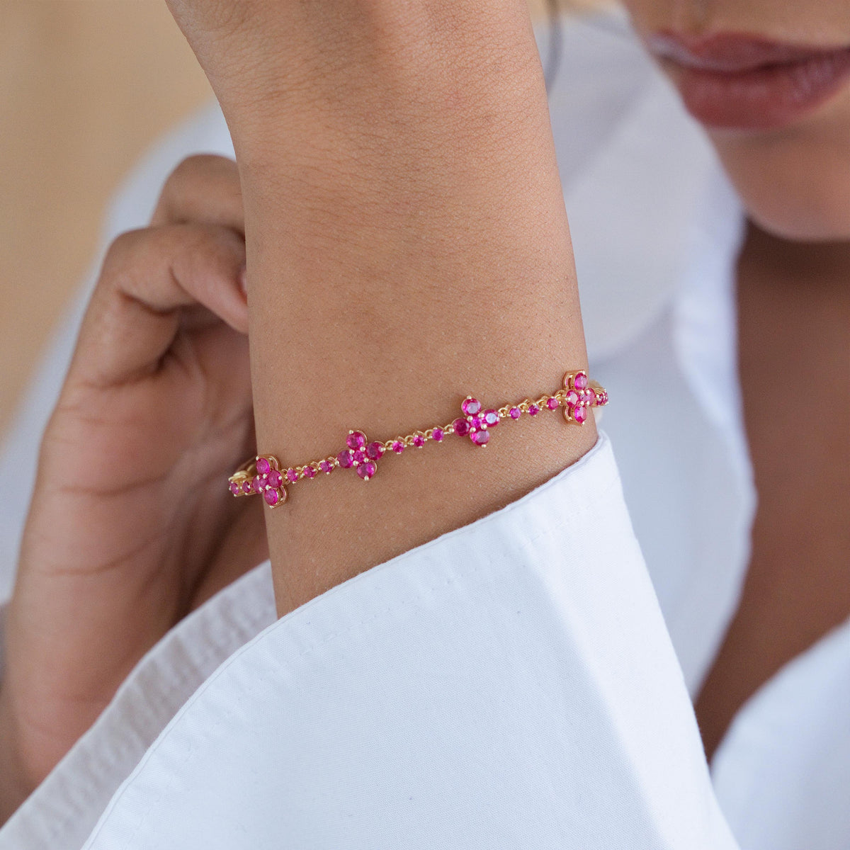 Adjustable Bolo Tennis Bracelet — photo 1
