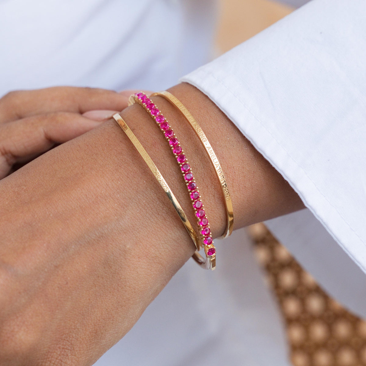 Half Collar Tennis with Removable Tennis Bracelet — photo 8