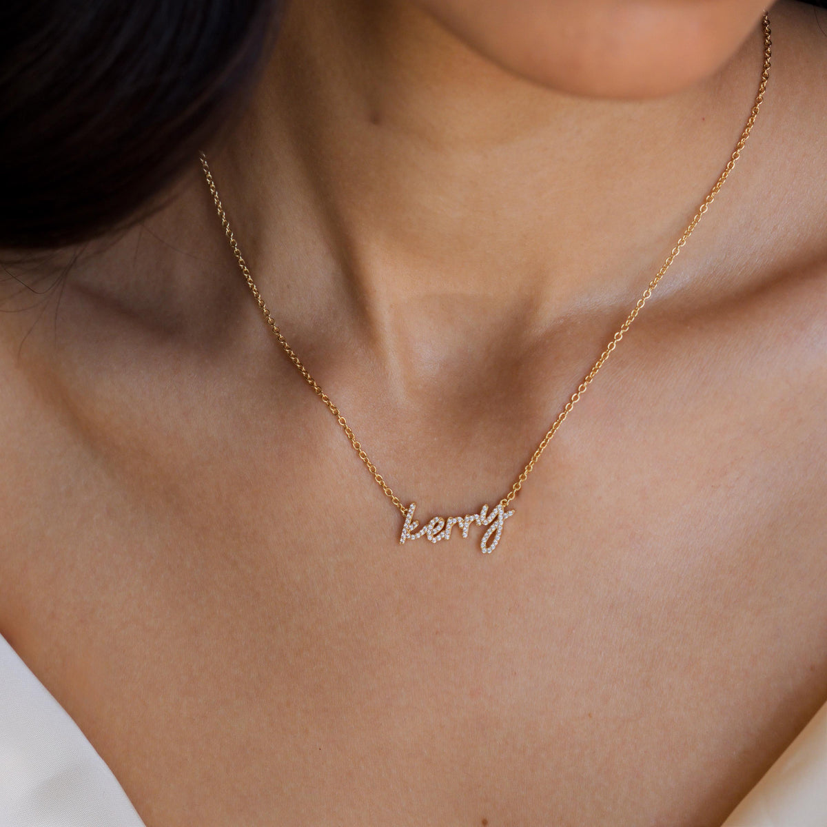 Sparkle Name Necklace — photo 1