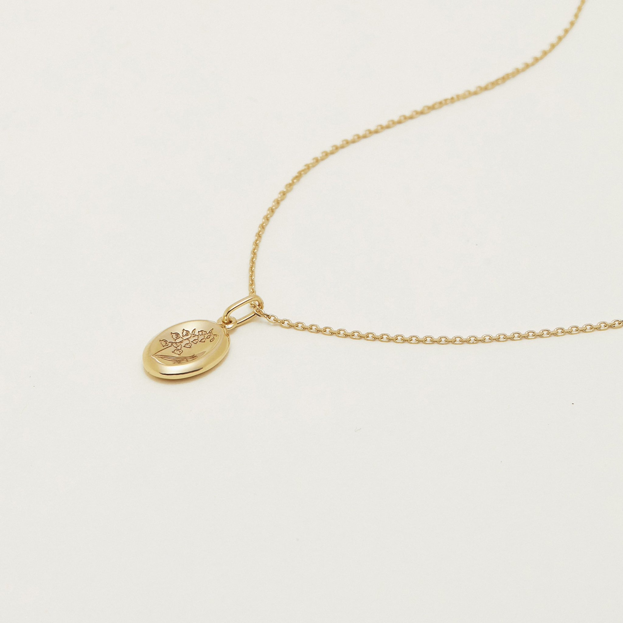 May Birth Flower - Lily Necklace