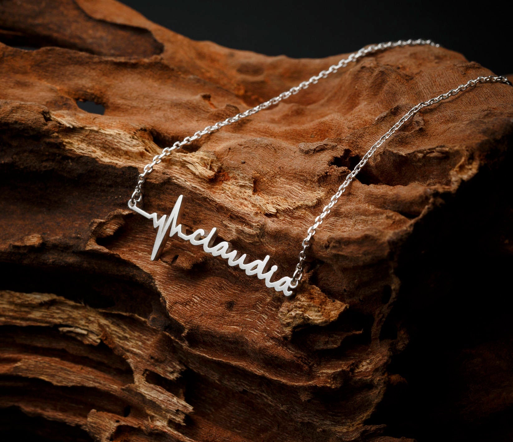 Personalized Heartbeat Necklace