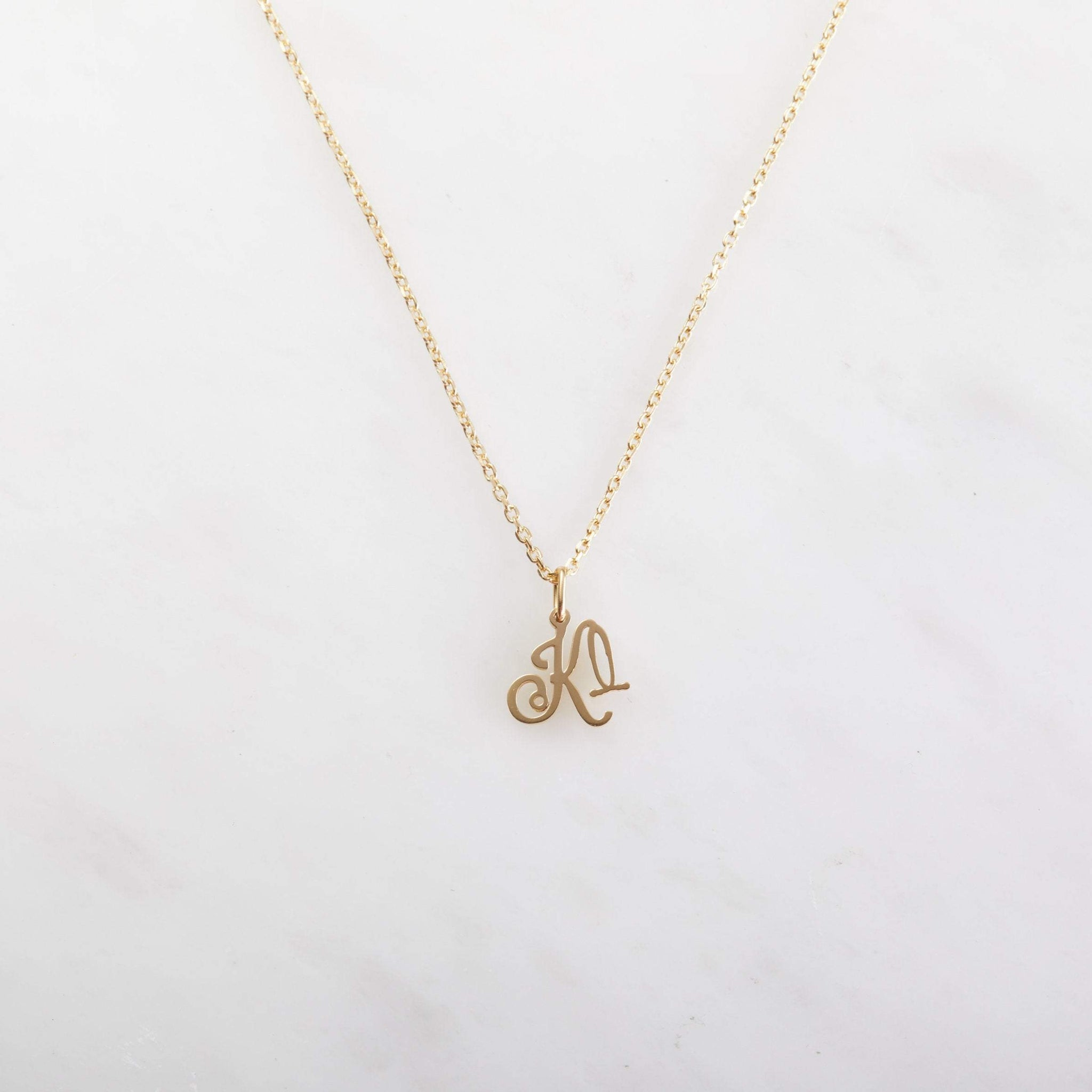Name Initial Stethoscope Necklace
