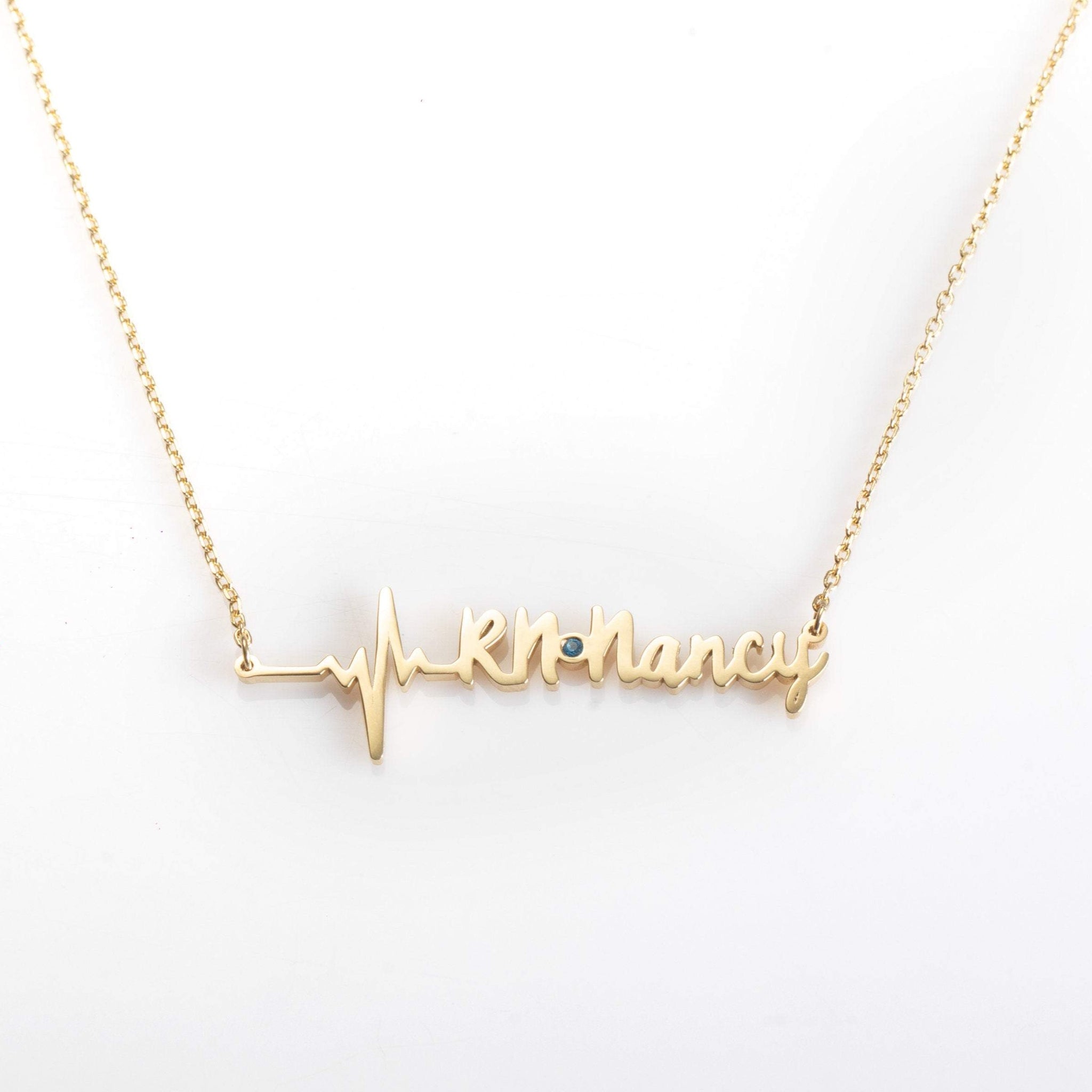 Personalized Heartbeat Necklace