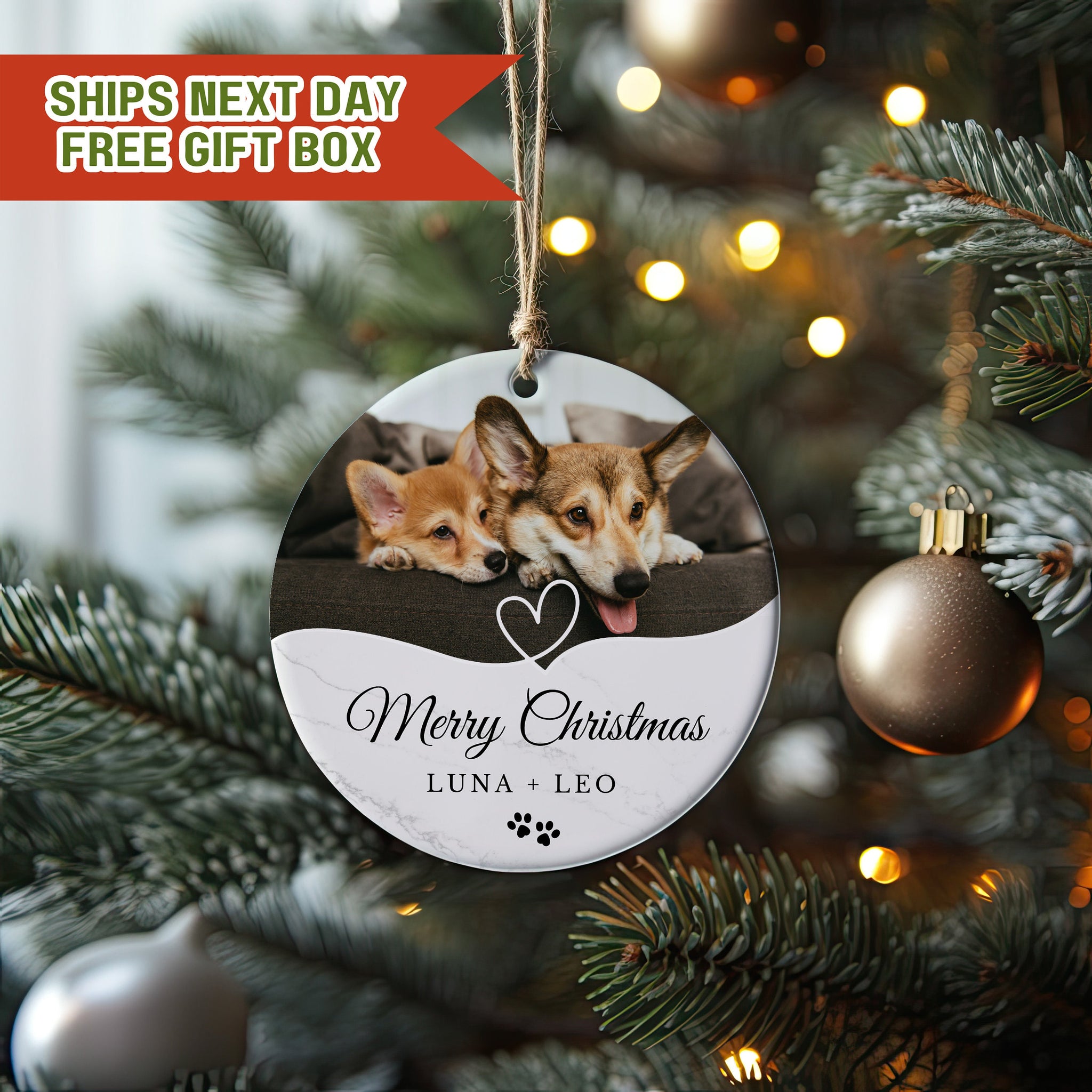Personalized Pet Ornaments, Custom Pet Ornament, Personalized Christmas Pet Ornaments, Personalized Dog Gift, Dog Photo Gift, Pet Lover Gift
